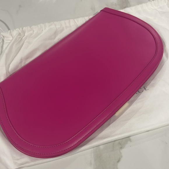 VERSACE Pink Greca Goddess Clutch - Picture 7 of 10